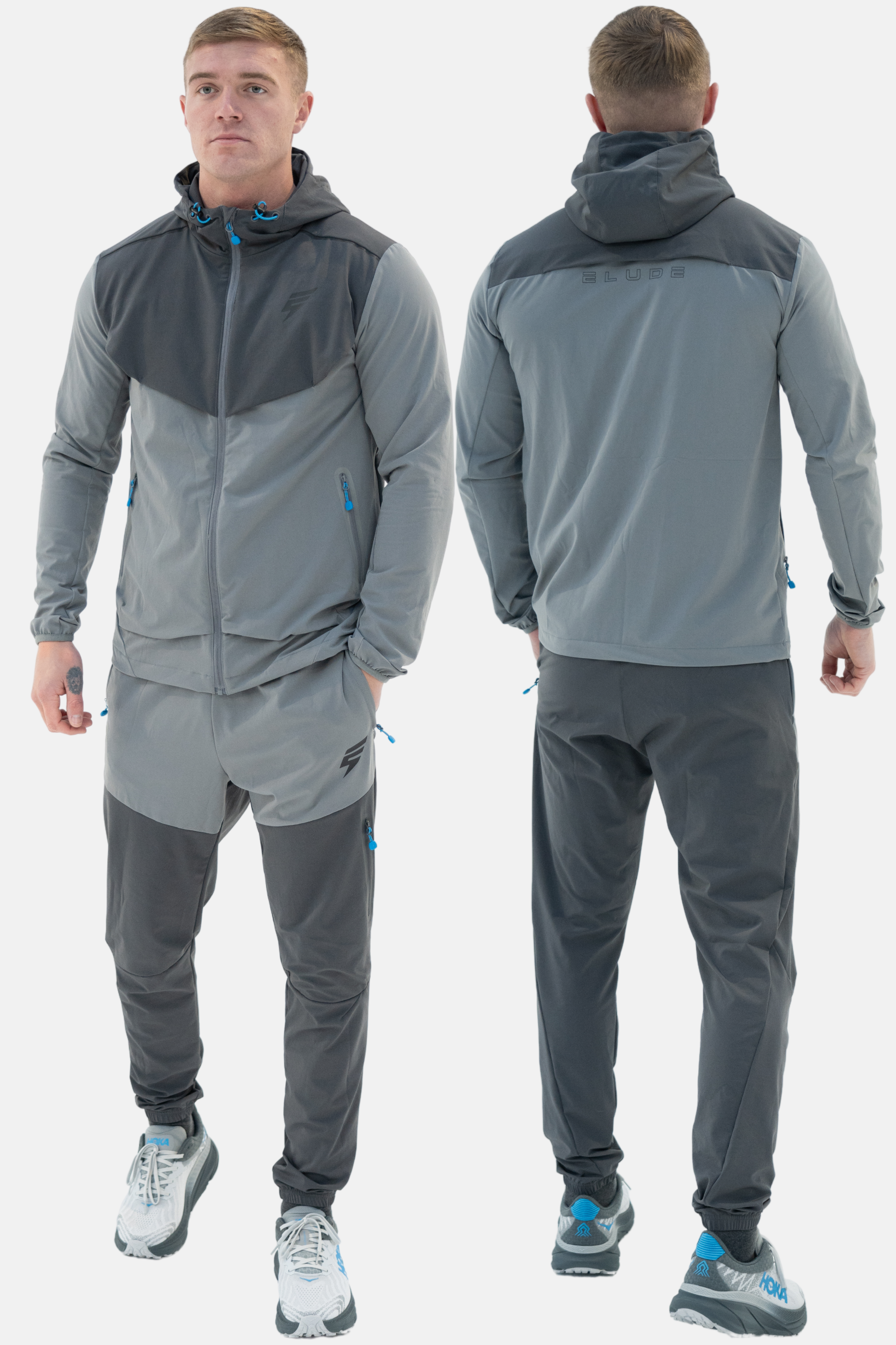 GHOST TRACKSUIT - LIGHT GREY/COAL/BLUE