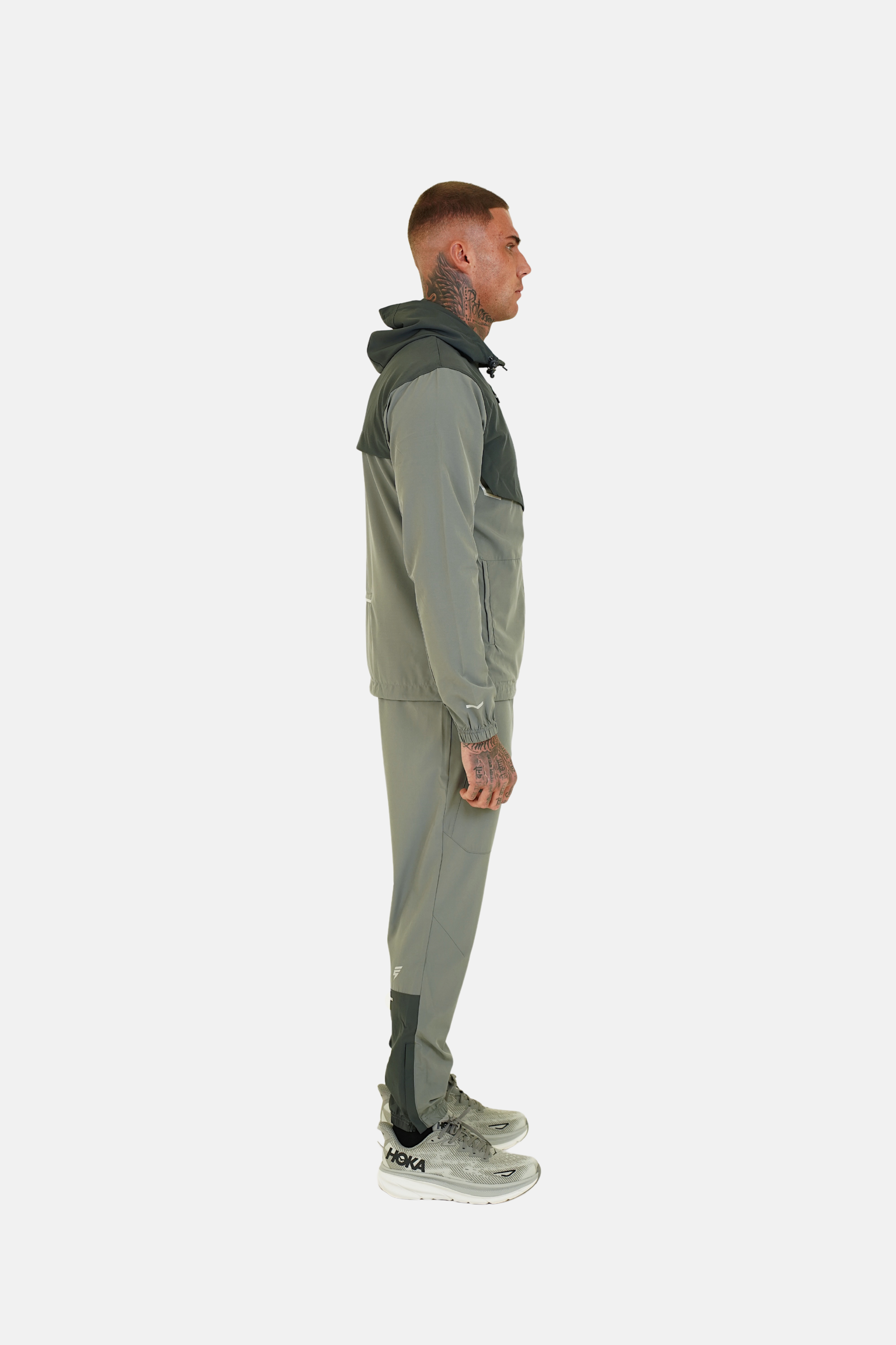 TRACK PANTS - GREY/CHARCOAL