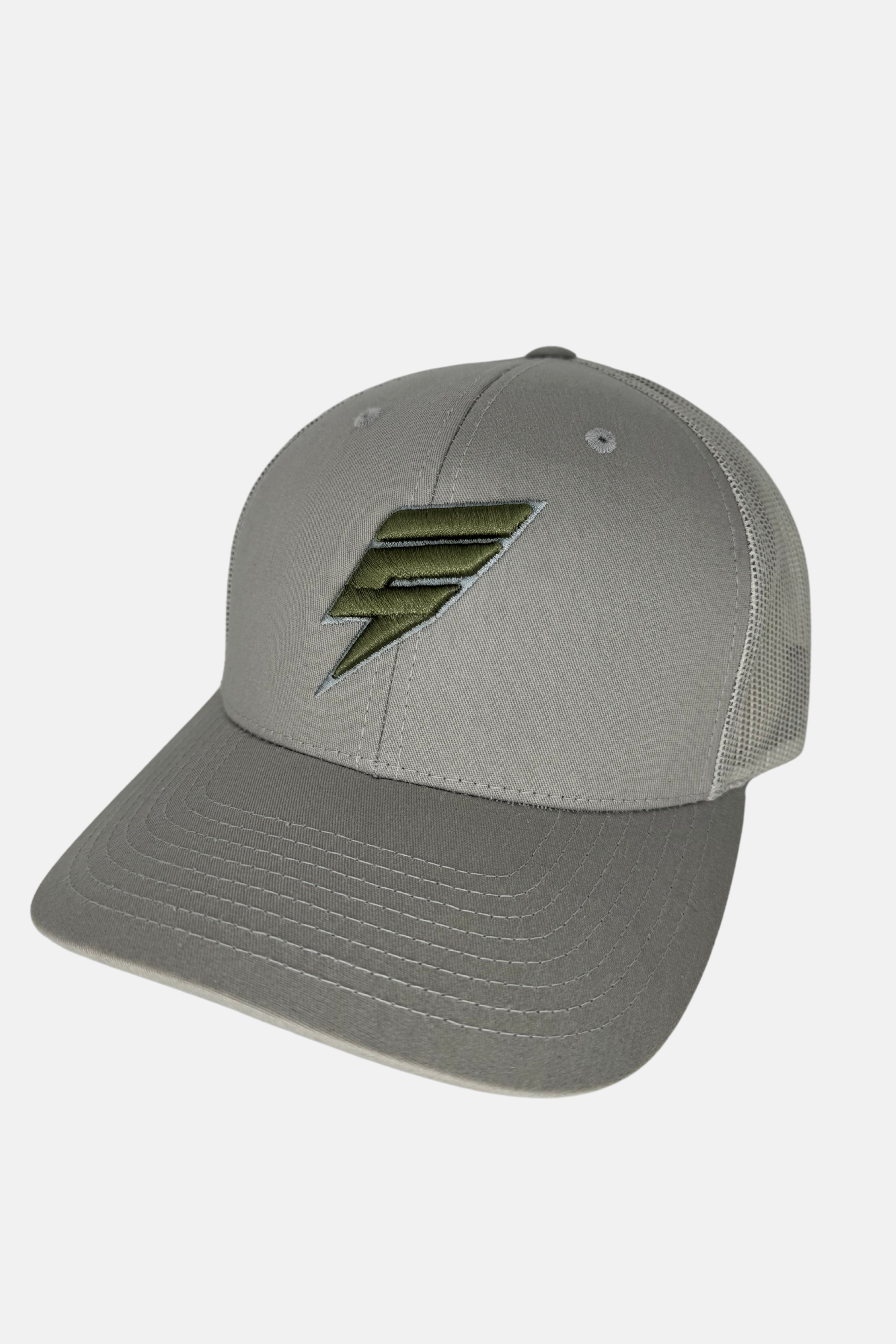 ELUDE Cap - Light Grey/Sage Green