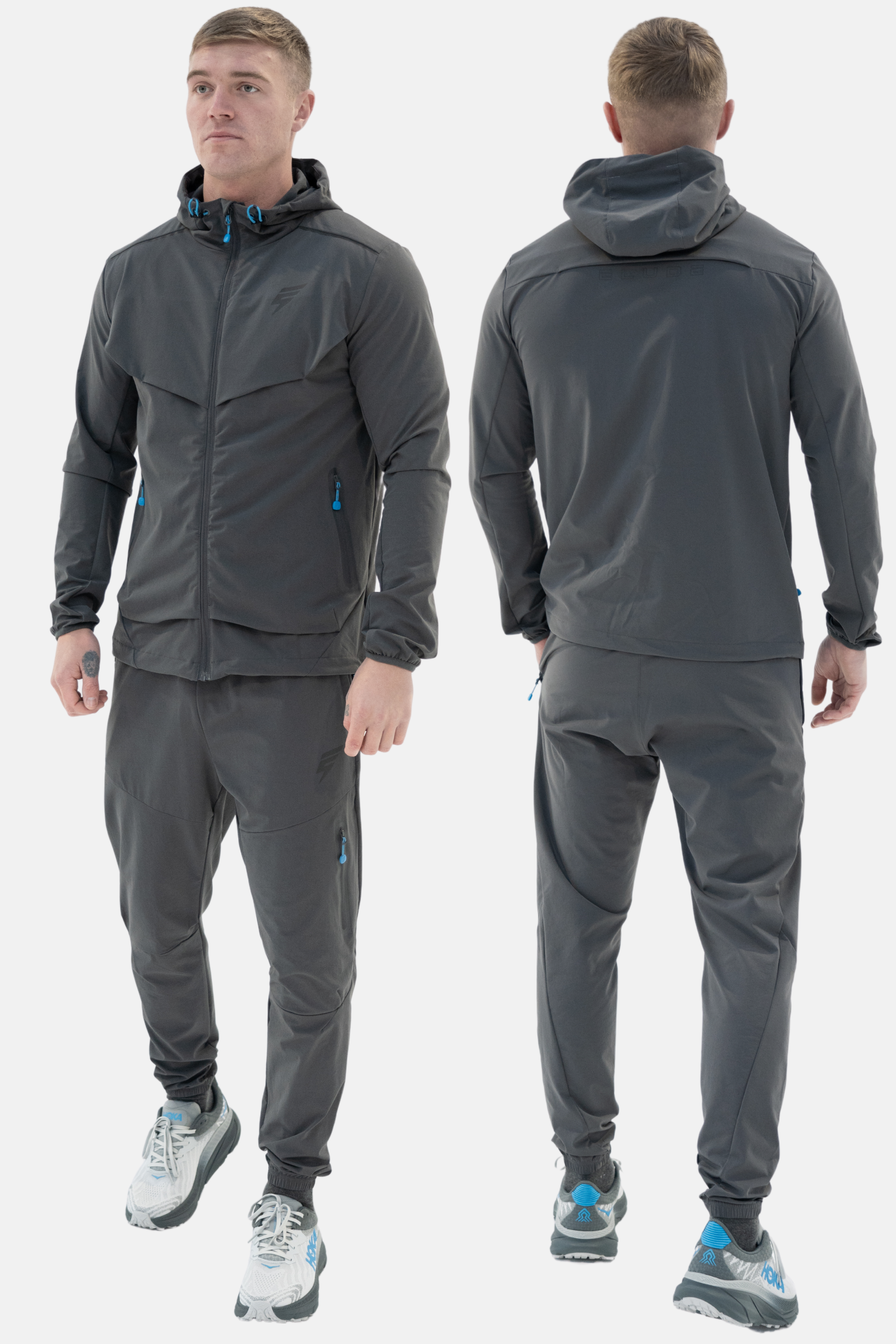 GHOST TRACKSUIT - COAL/BLUE