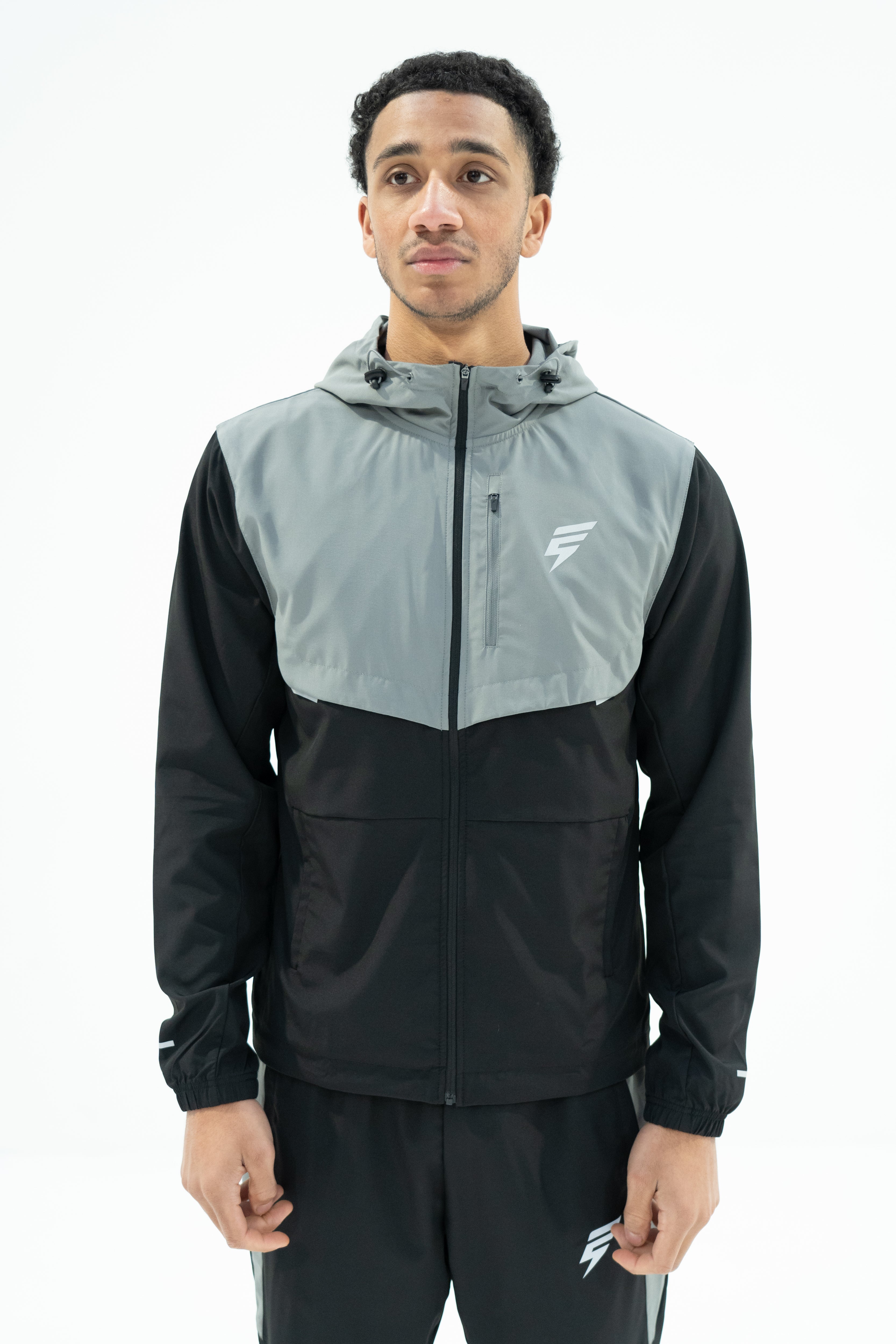 TRACK TRACKSUIT - BLACK/LIGHT GREY