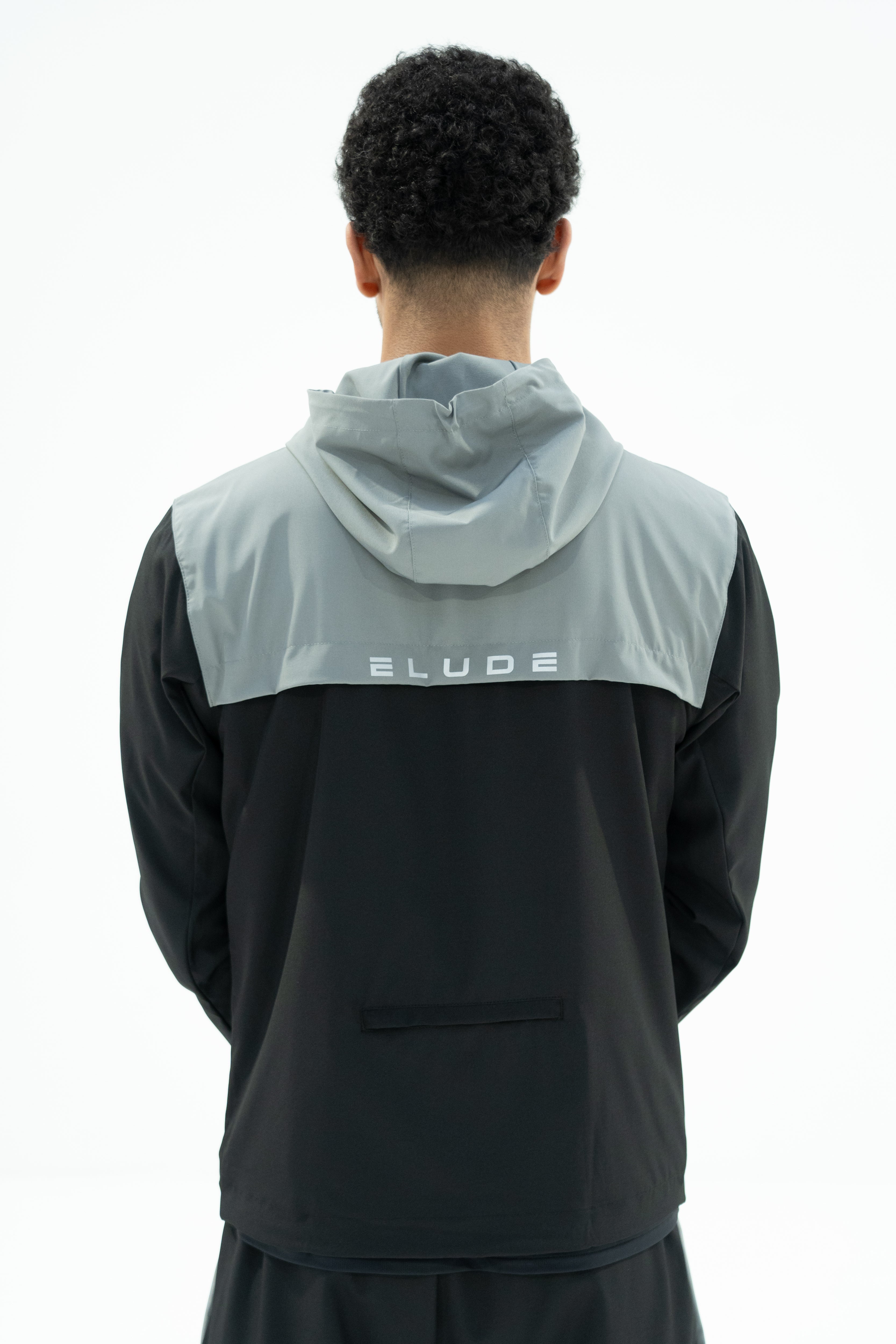 TRACK JACKET - BLACK/LIGHT GREY