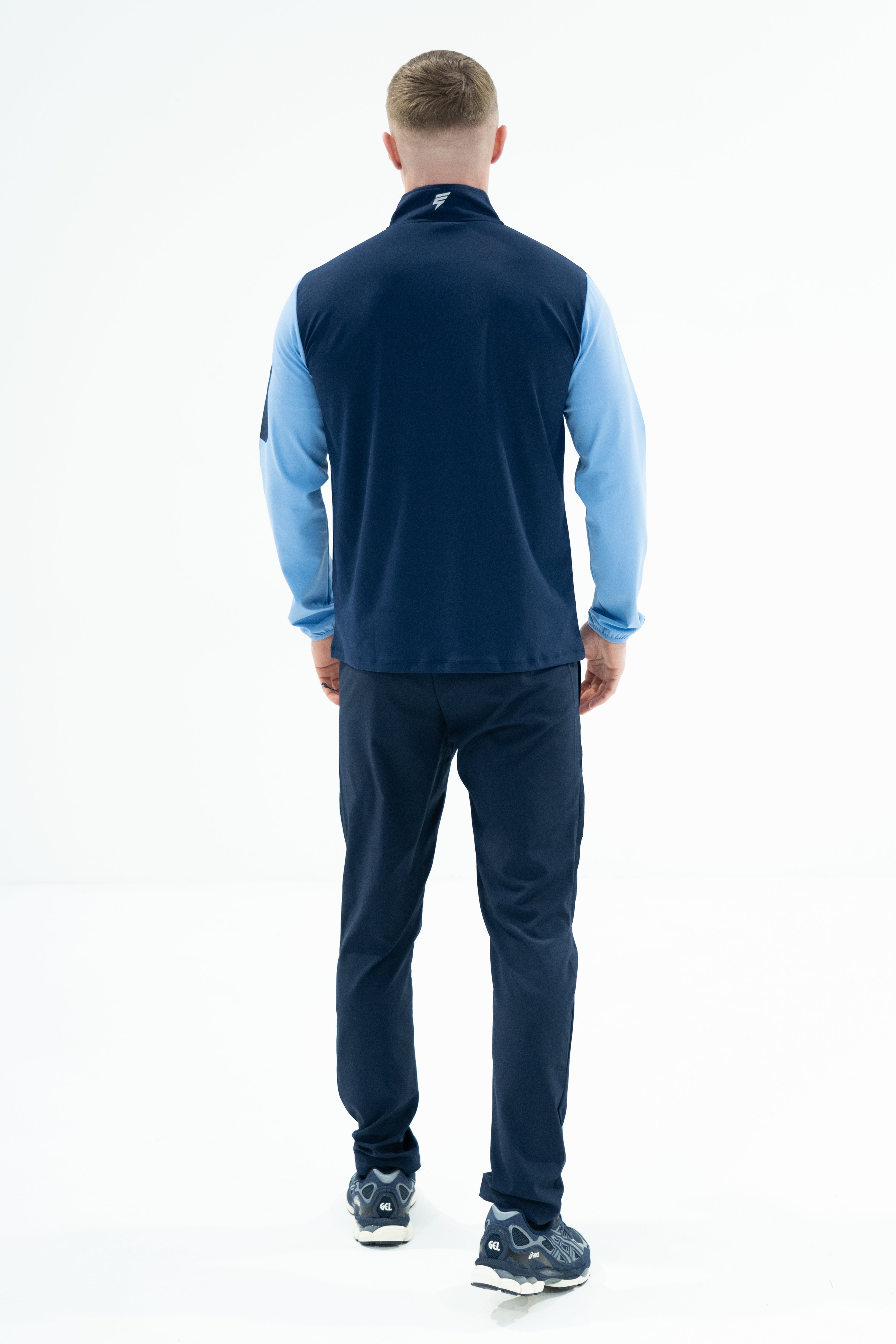 CORE 1/4 ZIP - NAVY/LIGHT BLUE