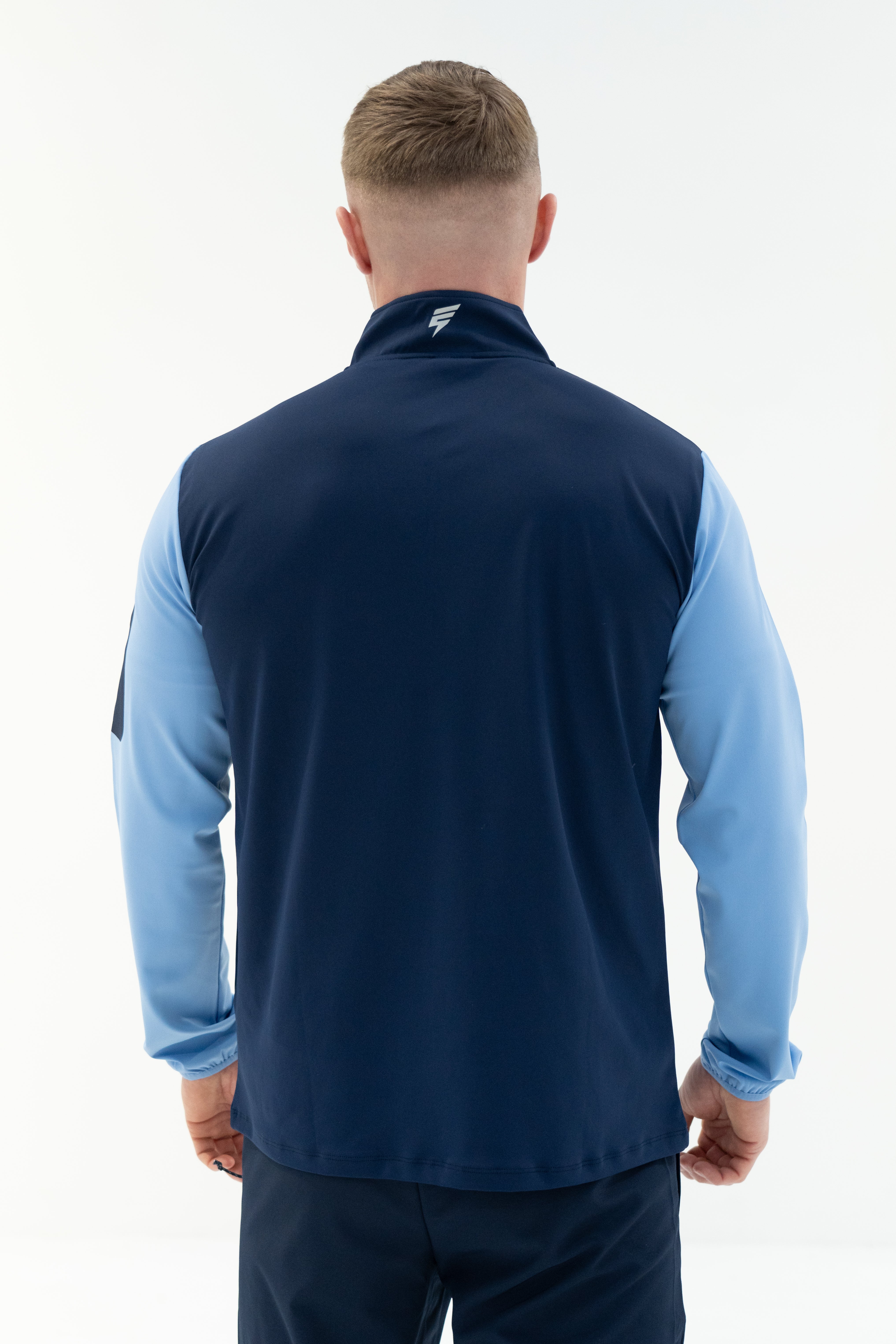 CORE 1/4 ZIP - NAVY/LIGHT BLUE