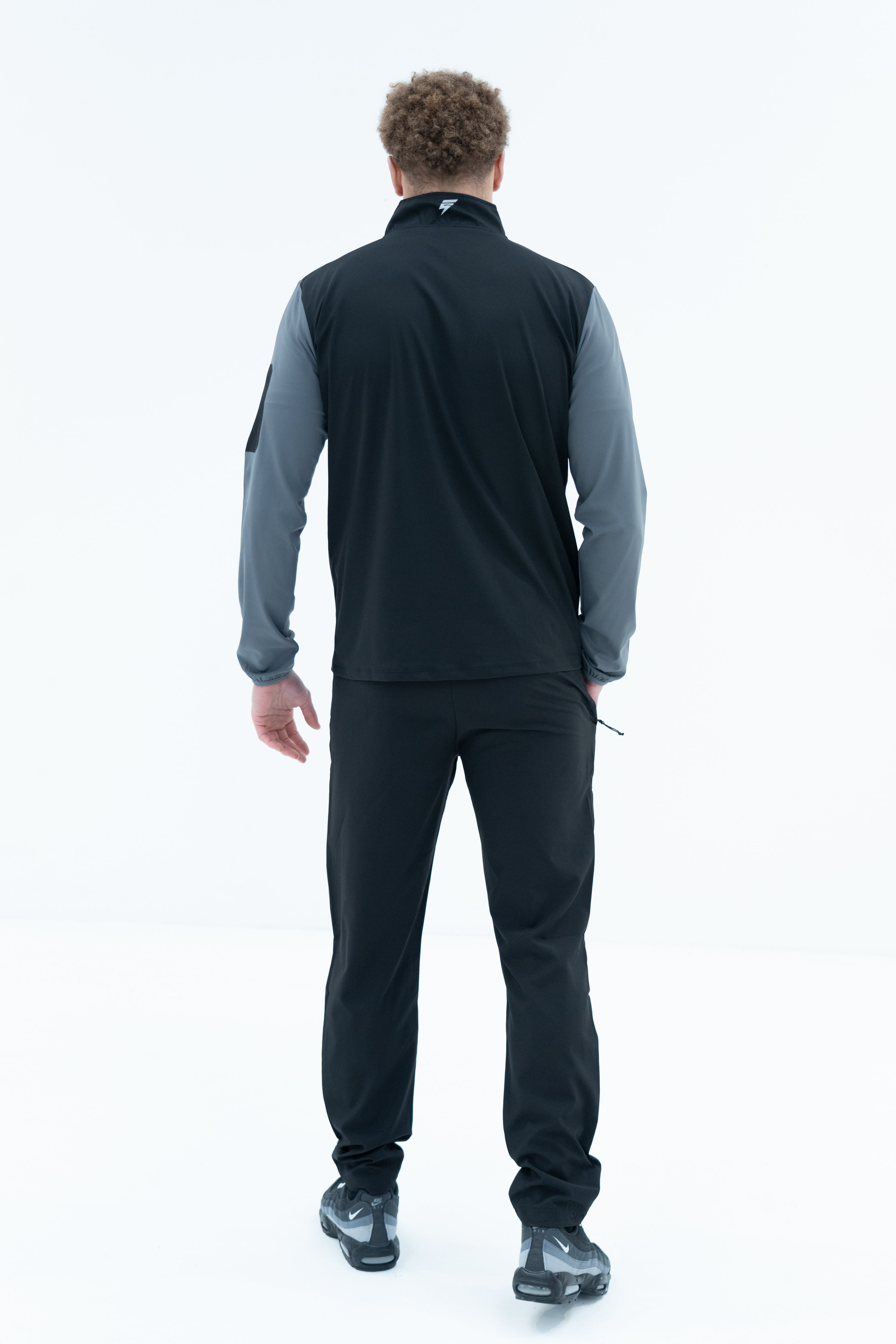 CORE 1/4 ZIP SET - BLACK/GREY