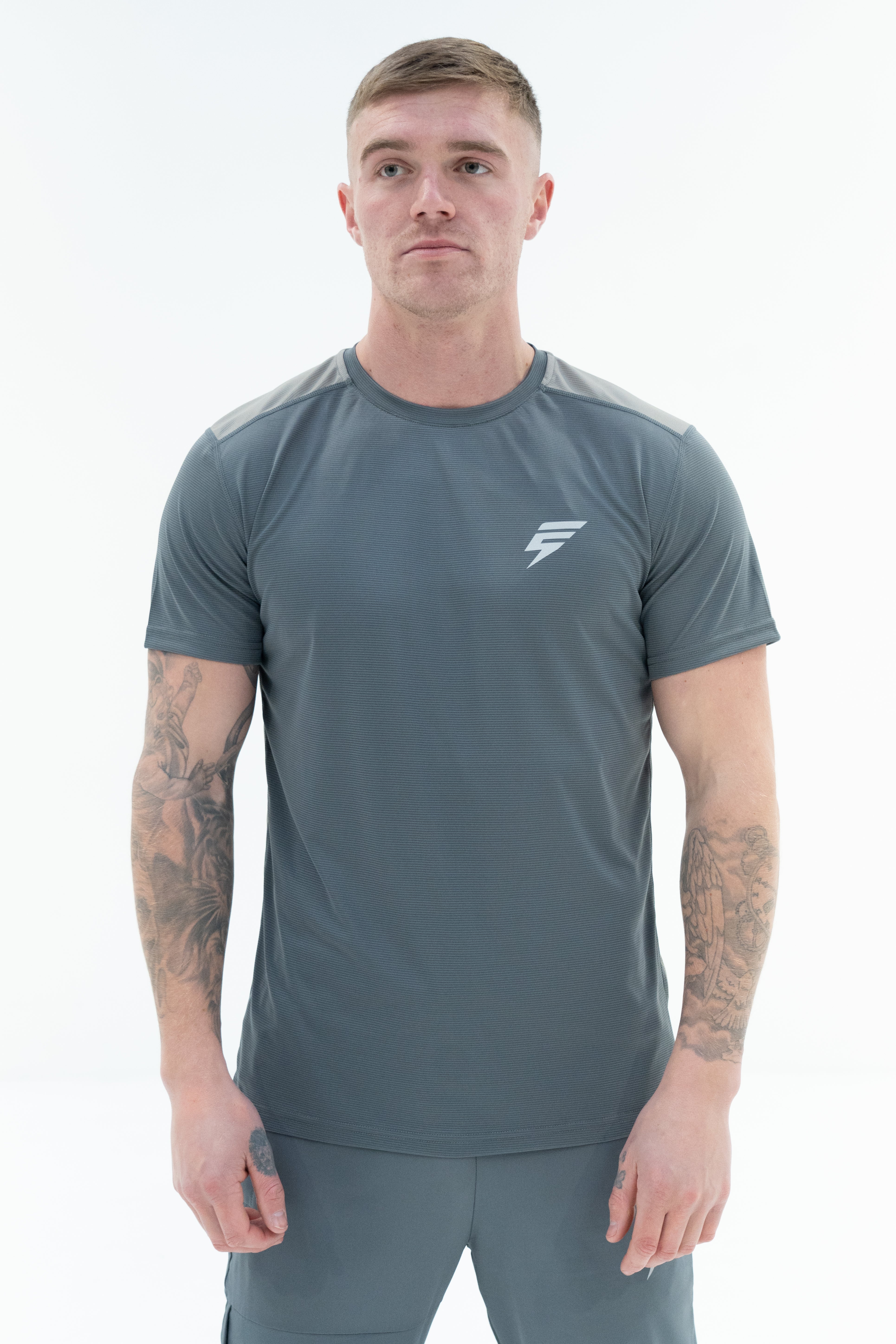 CORE TEE - GREY/LIGHT GREY