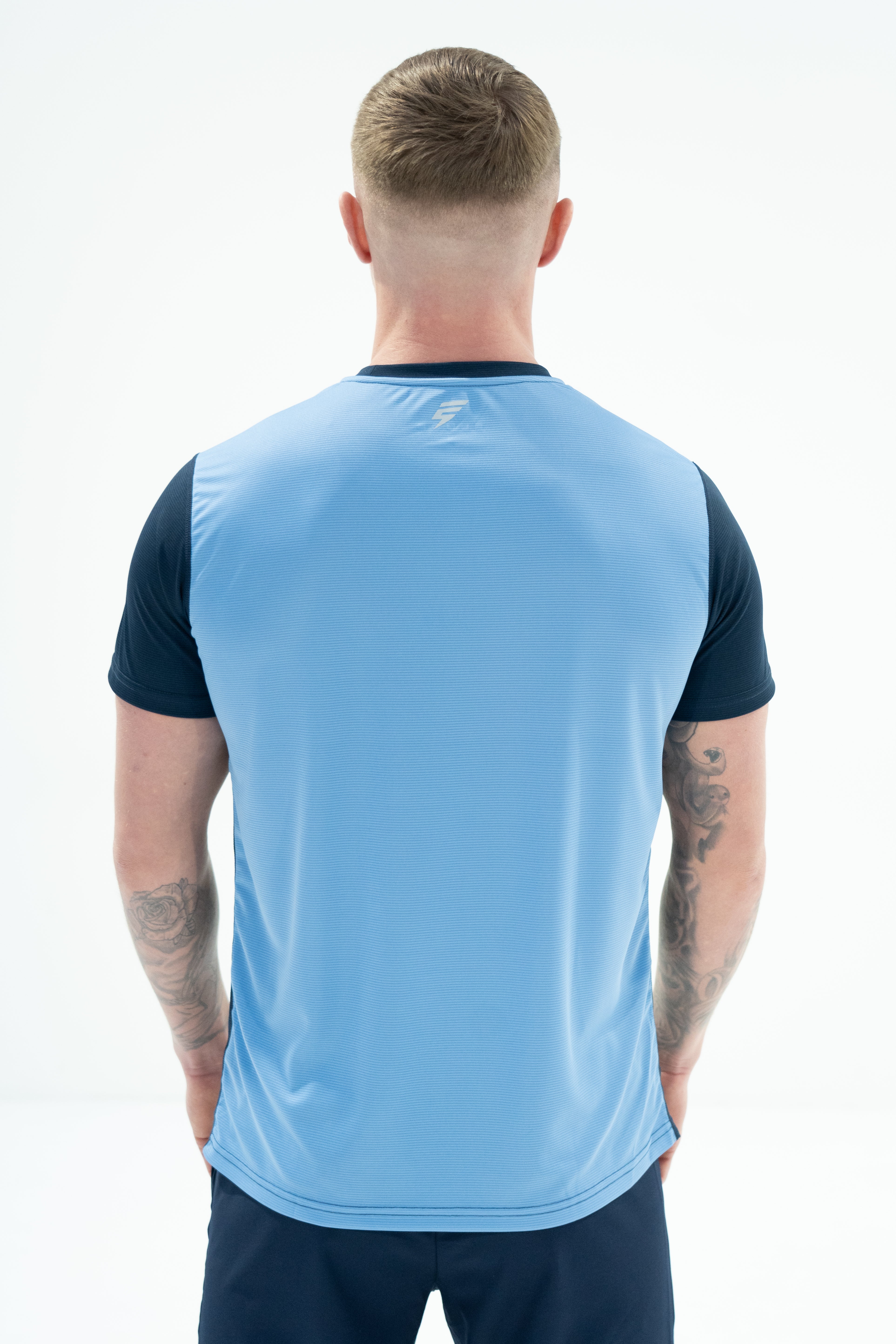 CORE TEE - NAVY/LIGHT BLUE