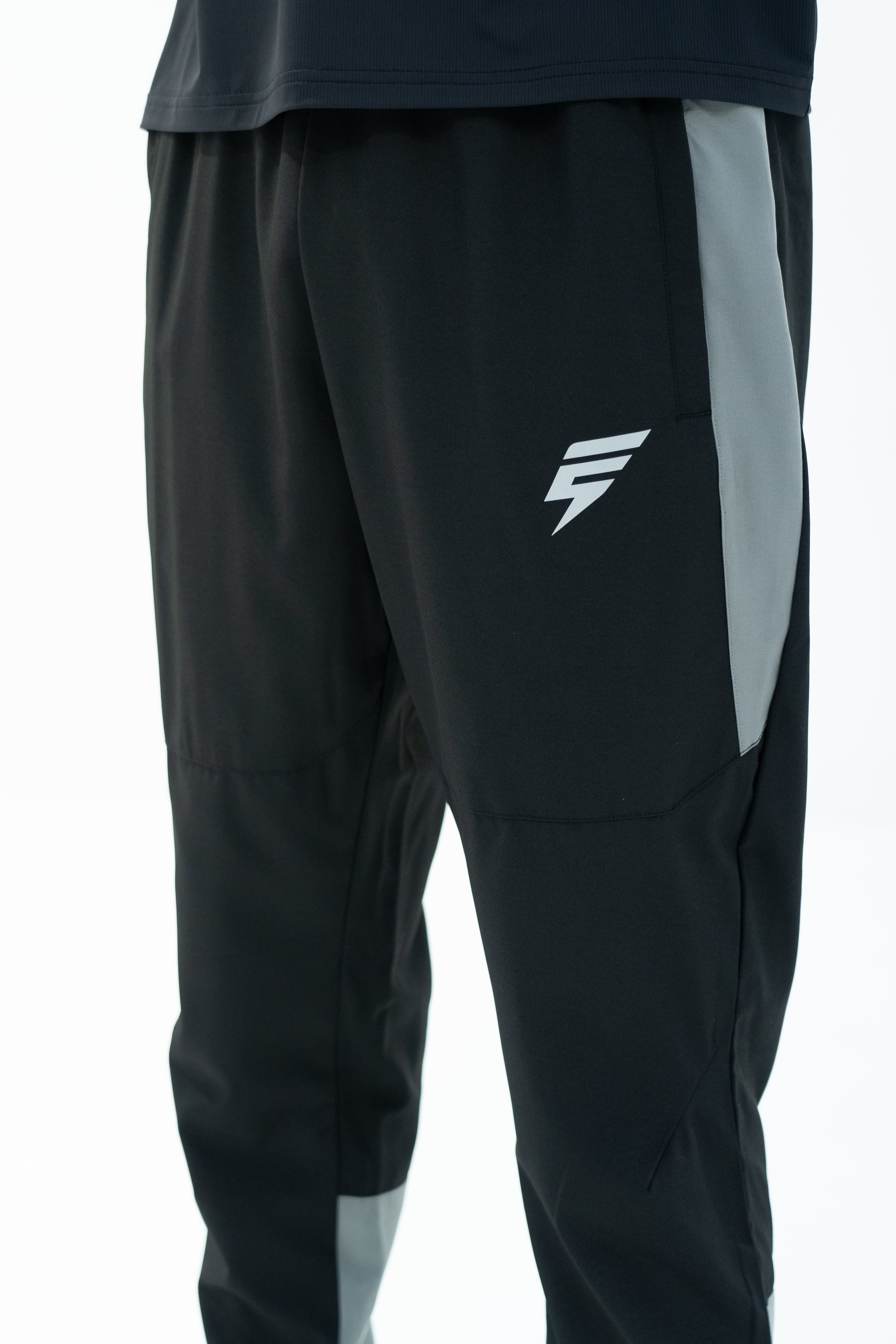 TRACK PANTS - BLACK/LIGHT GREY