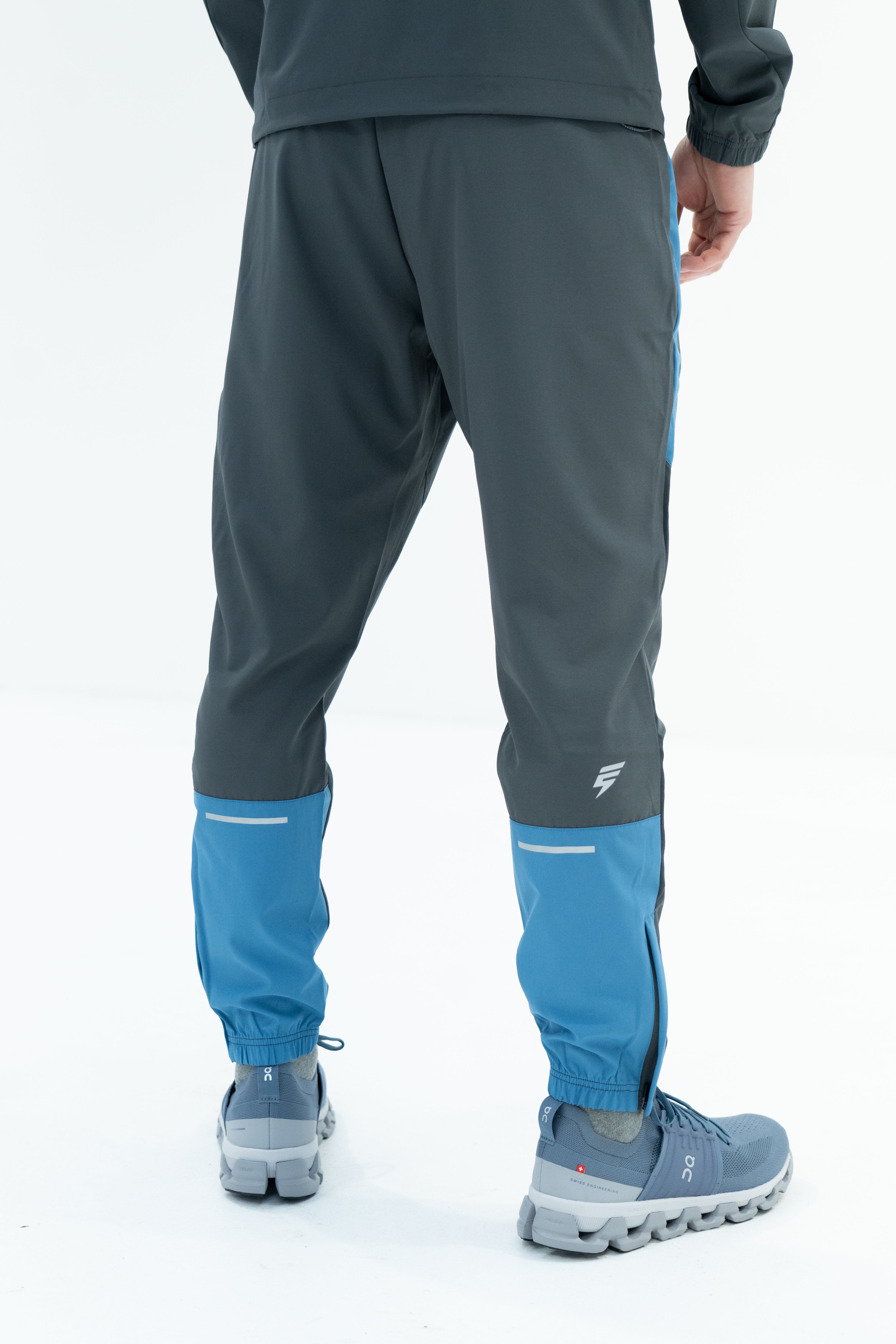 TRACK TRACKSUIT - GREY/OMBRE BLUE