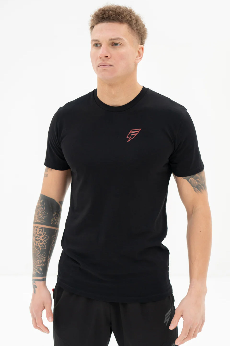 MOUNT TEE - BLACK/RED