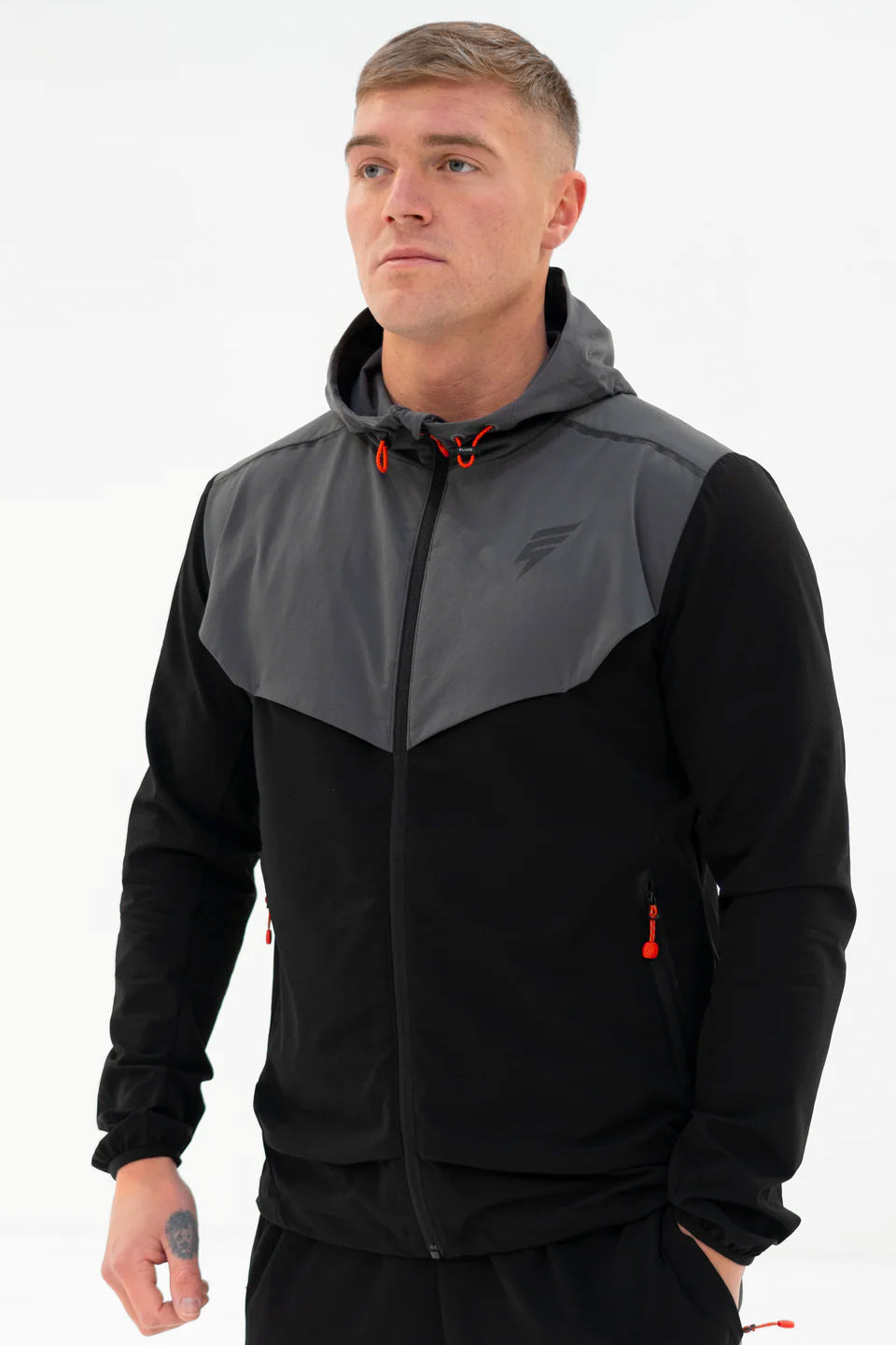 GHOST JACKET - BLACK/COAL/RED