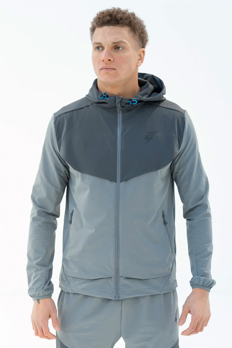 GHOST JACKET - LIGHT GREY/COAL