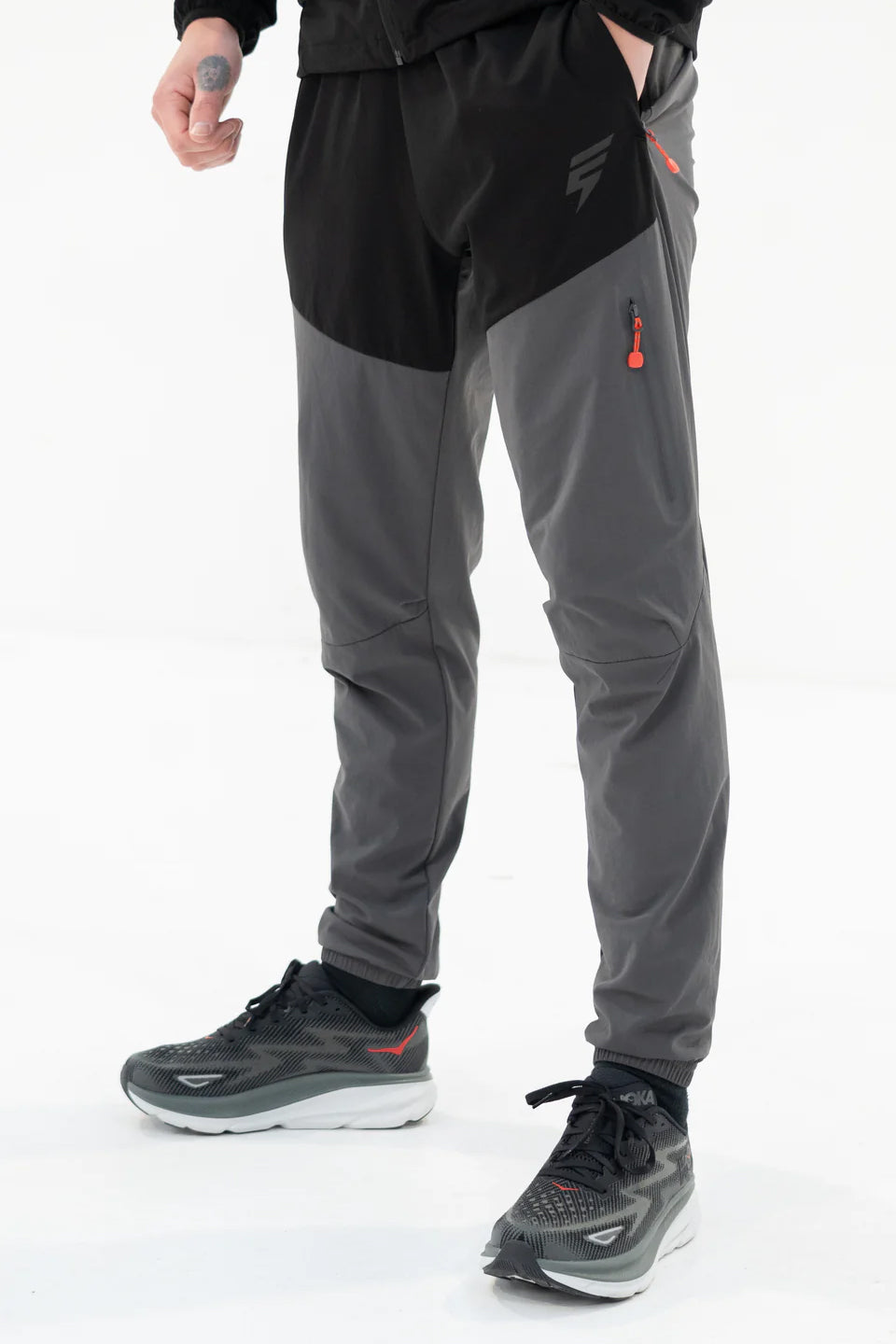 GHOST PANTS - BLACK/COAL/RED