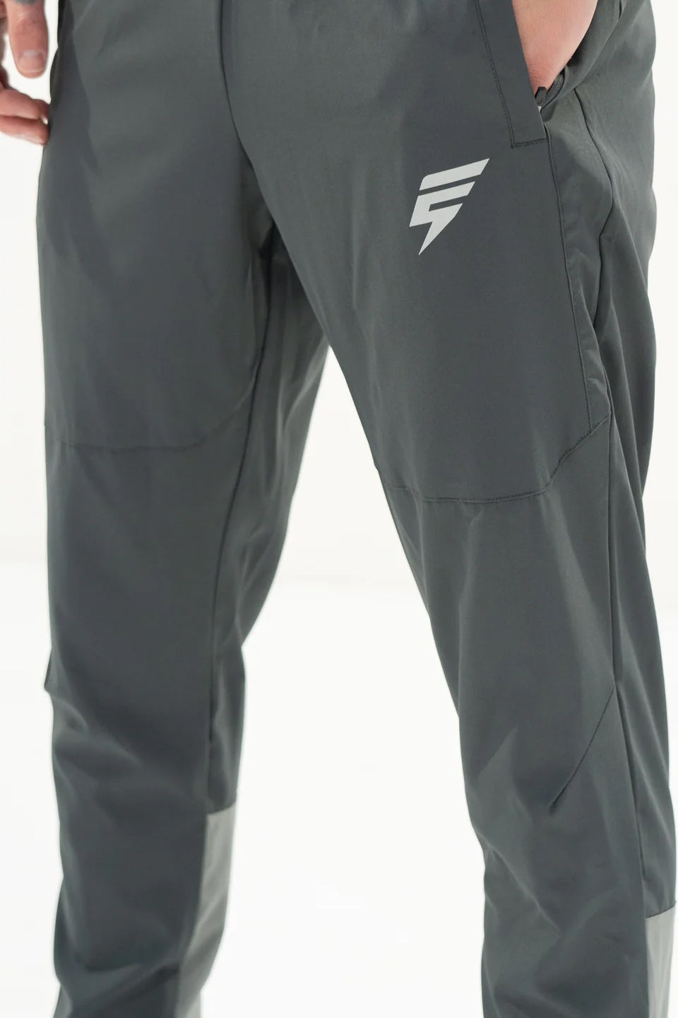 TRACK PANTS - COAL/LIGHT GREY